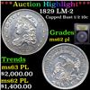 Image 1 : ***Auction Highlight*** 1829 LM-2 Capped Bust Half Dime 1/2 10c Graded Select Unc PL By USCG (fc)