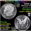 Image 1 : ***Auction Highlight*** 1889-s Morgan Dollar $1 Graded Select Unc+ DMPL By USCG (fc)
