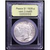 Image 4 : ***Auction Highlight*** 1928-p vam 3 R5 Peace Dollar $1 Graded GEM Unc By USCG (fc)