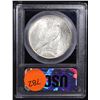 Image 5 : ***Auction Highlight*** 1928-p vam 3 R5 Peace Dollar $1 Graded GEM Unc By USCG (fc)