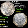 Image 1 : 1904-o Morgan Dollar $1 Grades Choice+ Unc