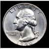 Image 2 : 1940-s Washington Quarter 25c Grades GEM+ Unc