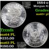 Image 1 : 1884-o Morgan Dollar $1 Grades Select Unc+ PL