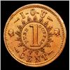 Image 2 : 1863 IOU 1 Cent F-NY-630-AT-4a R4 Civil War Token 1c Grades Choice AU/BU Slider