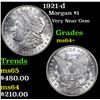 Image 1 : 1921-d Morgan Dollar $1 Grades Choice+ Unc