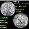 Image 1 : 1944-p Walking Liberty Half Dollar 50c Grades Choice+ Unc