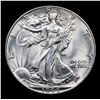 Image 2 : 1944-p Walking Liberty Half Dollar 50c Grades Choice+ Unc