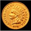 Image 2 : 1873/73 Open 3 FS-1301 Indian Cent 1c Grades AU, Almost Unc