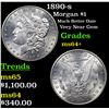Image 1 : 1890-s Morgan Dollar $1 Grades Choice+ Unc
