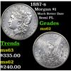 Image 1 : 1887-s Morgan Dollar $1 Grades Select Unc