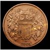 Image 2 : 1866 Two Cent Piece 2c Grades xf+