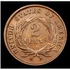 Image 3 : 1866 Two Cent Piece 2c Grades xf+