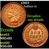 Image 1 : 1902 Indian Cent 1c Grades Unc Details