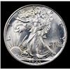 Image 2 : 1943-p Walking Liberty Half Dollar 50c Grades Choice Unc