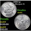 Image 1 : 1883-p Morgan Dollar $1 Grades Select Unc