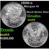 Image 1 : 1890-o Morgan Dollar $1 Grades Select Unc