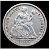 Image 2 : 1875-p Seated Liberty Dime 10c Grades xf+