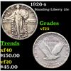 Image 1 : 1926-s Standing Liberty Quarter 25c Grades vf+