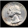 Image 2 : 1943-p Washington Quarter 25c Grades Unc Details