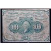 Image 2 : 1862 US Fractional Currency 10c First Issue Washington Grades f+