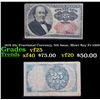 Image 1 : 1874 25c Fractional Currency, 5th Issue, Short Key Fr-1309  Grades vf+