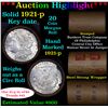 Image 1 : ***Auction Highlight*** Full solid date 1921-p Morgan silver $1 roll, 20 coins (fc)