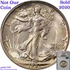 Image 8 : *HIGHLIGHT OF NIGHT* 1921-p Walking Liberty Half Dollar 50c Graded ms64+ By SEGS (fc)