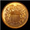 Image 2 : Proof ***Auction Highlight*** 1866 TOP POP Two Cent Piece 2c Graded pr66 rd By SEGS (fc)
