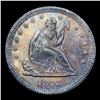 Image 2 : *HIGHLIGHT OF NIGHT* 1843-o Seated Liberty Quarter 25c Graded ms62+ By SEGS (fc)