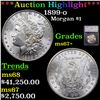 Image 1 : ***Auction Highlight*** 1899-o Morgan Dollar $1 Graded ms67+ By SEGS (fc)