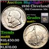 Image 1 : ***Auction Highlight*** 1936 Cleveland Old Commem Half Dollar 50c Graded ms67+ By SEGS (fc)