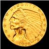 Image 2 : ***Auction Highlight*** 1926-p Gold Indian Quarter Eagle $2 1/2 Graded Select Unc By USCG (fc)