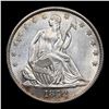Image 2 : ***Auction Highlight*** 1842-p Seated Half Dollar 50c Graded Select Unc By USCG (fc)