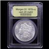 Image 4 : ***Auction Highlight*** 1878-cc vam 20 Line in eye R5 Morgan $1 Graded Select Unc By USCG (fc)