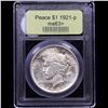 Image 4 : ***Auction Highlight*** 1921-p Peace Dollar $1 Graded Select+ Unc By USCG (fc)