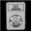 Image 2 : NGC 1884-o Morgan Dollar $1 Graded ms65 By NGC