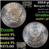Image 1 : 1884-p Morgan Dollar $1 Grades Choice Unc+ PL