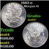 Image 1 : 1882-o Morgan Dollar $1 Grades Select+ Unc
