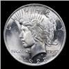 Image 2 : 1923-p Minor Mint Error Peace Dollar $1 Grades Choice Unc