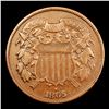 Image 2 : 1865 Two Cent Piece 2c Grades xf+