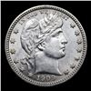 Image 2 : 1909-d Barber Quarter 25c Grades Select Unc