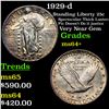 Image 1 : 1929-d Standing Liberty Quarter 25c Grades Choice+ Unc