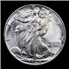 Image 2 : 1940-p Walking Liberty Half Dollar 50c Grades GEM++ Unc