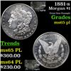 Image 1 : 1881-s Morgan Dollar $1 Grades GEM Unc PL