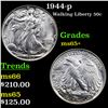 Image 1 : 1944-p Walking Liberty Half Dollar 50c Grades GEM+ Unc