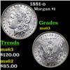 Image 1 : 1881-o Morgan Dollar $1 Grades Select Unc