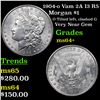 Image 1 : 1904-o Vam 2A I3 R5 Morgan Dollar $1 Grades Choice+ Unc