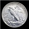 Image 3 : 1942-p Walking Liberty Half Dollar 50c Grades Choice AU/BU Slider