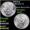 Image 1 : 1904-p Morgan Dollar $1 Grades Select+ Unc