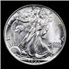 Image 2 : 1943-p Walking Liberty Half Dollar 50c Grades GEM+ Unc